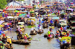Can Tho - Marché Flottant De Cai Rang - Saigon