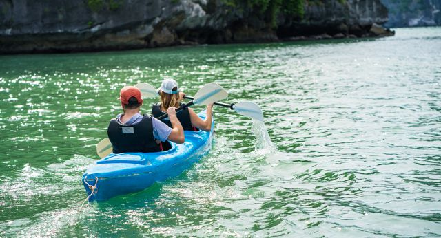 Kayak à la baie dHalong