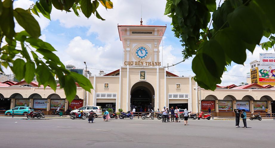 Marché Ben Thanh à Ho Chi Minh Ville