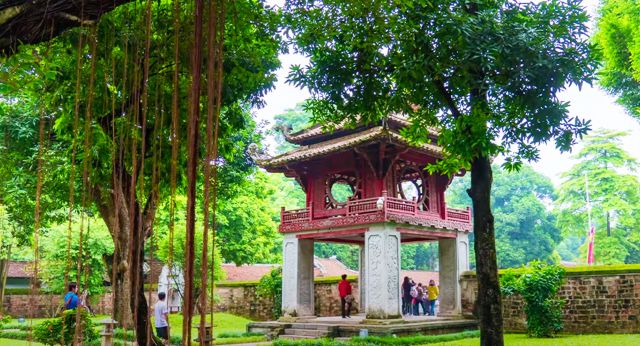 Temple de la Littérature à Hanoi