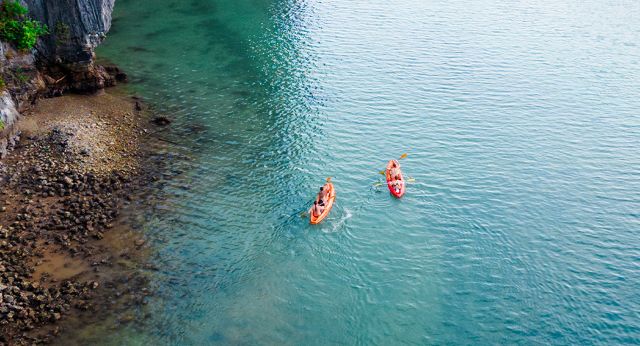 Kayak à la baie dHalong