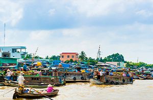 Can Tho - Marché Flottant Cai Rang - Ho Chi Minh Ville (Pd ; Dj)