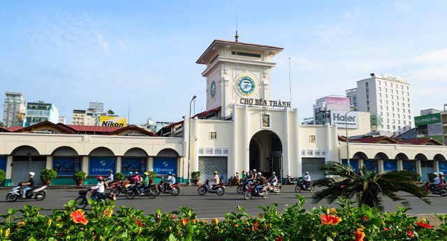 Marché Ben Thanh à Ho Chi Minh Ville