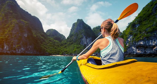 Kayak à la baie dHalong