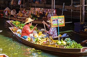 Bangkok - Marché Ferroviaire De Maeklong - Marché Flottant - Kanchanaburi (Pd)