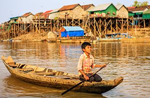 Village Flottant Phnom Krom – Visite De La Campagne En Moto – Cours De Cuisine De Village (Pd ; Dîner)