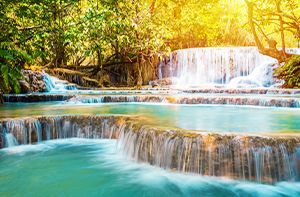 Luang Prabang – Chutes De Kuang Si – Trek Vers Ban Long Lao (Pd ; Déj)