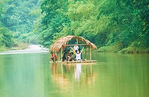 Pu Luong - Rafting En Bamboo - Ninh Binh - Tam Coc (130km - 3h00 En Voiture) (Pd; Dj)