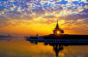 Mandalay - Amarapura - Sagaing - Pagode De Swan Oo Pon Nya Shin (Pd ; Dj)