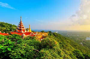 Mandalay - Mingun - Colline Mandalay (Pd ; Dj)
