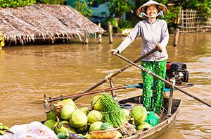 Can Tho - Marché De Cai Rang - Ho Chi Minh Ville (Pd ; Dj)