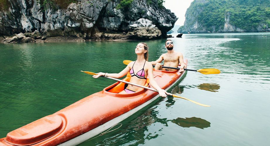 Kayak à la baie dHalong