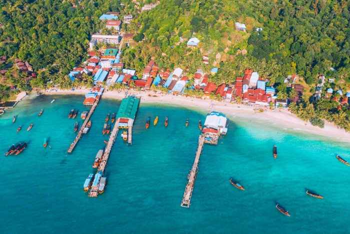 Profitez de vacances sur la plage au Cambodge