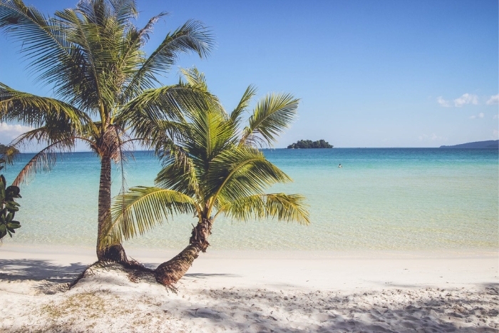 10 jours au Cambodge, Temps Libre à La Belle Plage De L'île Koh Rong