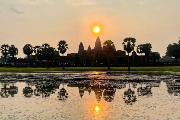 Angkor Wat au lever du soleil