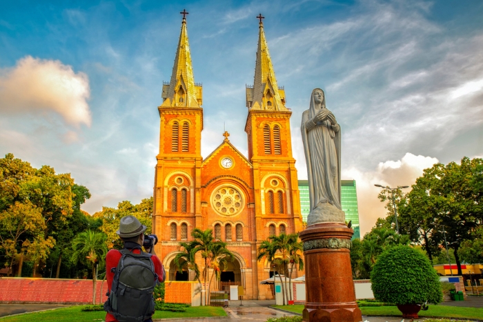 Cathédrale de Notre Dame, symbole de Ho Chi Minh Ville