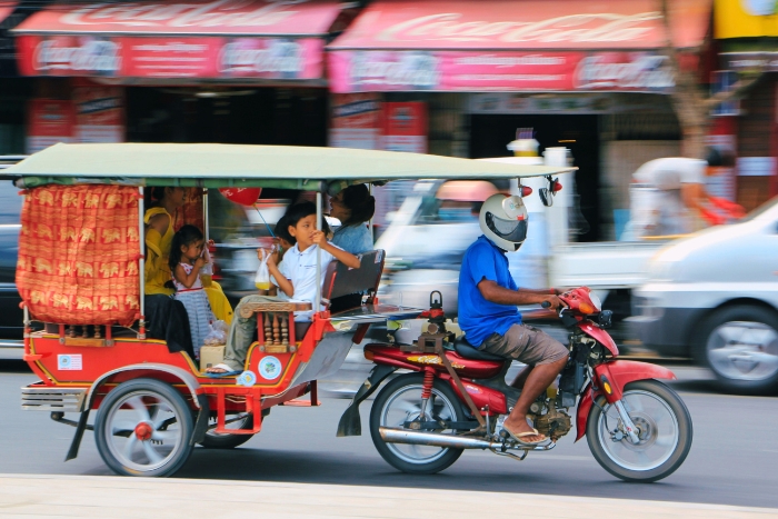 Les tuk-tuks, parfaits pour un budget modéré