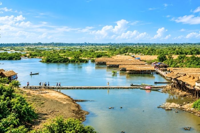 Tourisme rural au Cambodge au fil du Mékong à Kratie