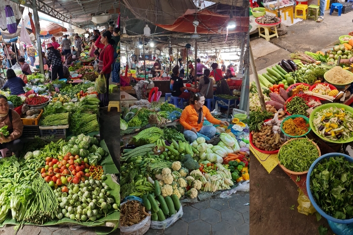 Marché de Phsar Thmey - découverte un marché local à Battambang