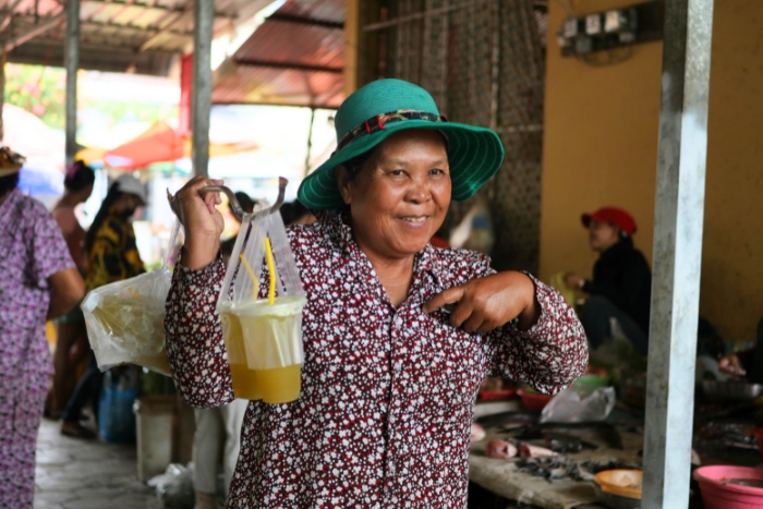 Essayez le jus de canne à sucre, cette spécialité à Battambang