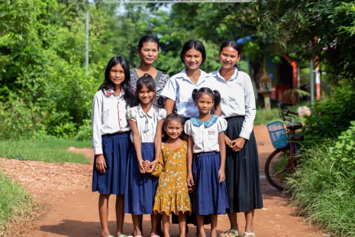 Village des ethnies de Battambang à la frontière thaïlandaise