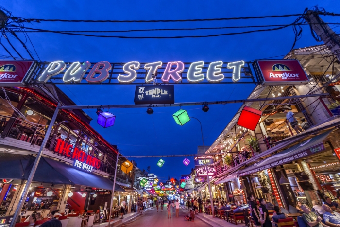 Pub Street anime les soirées pendant 15 jours au Cambodge avec une ambiance unique