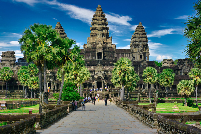 Temples d'Angkor Wat à Sieam Reap