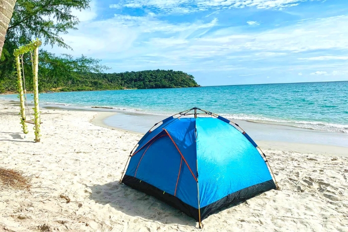 Quand partir en camping à la plage au Cambodge ?