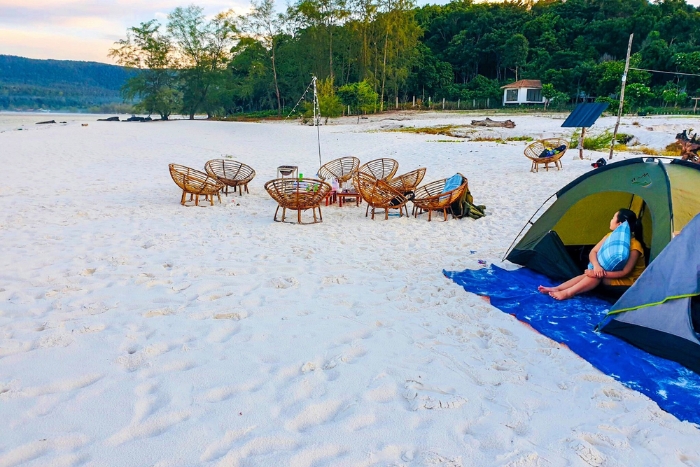 La plage de Sok San, sur l'île de Koh Rong