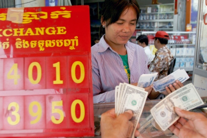 Les bureaux de change sont une autre option pour échanger la monnaie du Cambodge