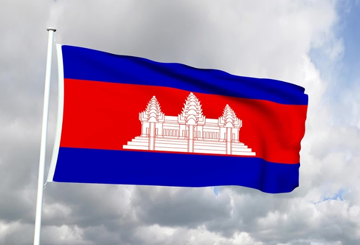 Drapeau cambodge avec une signification spéciale