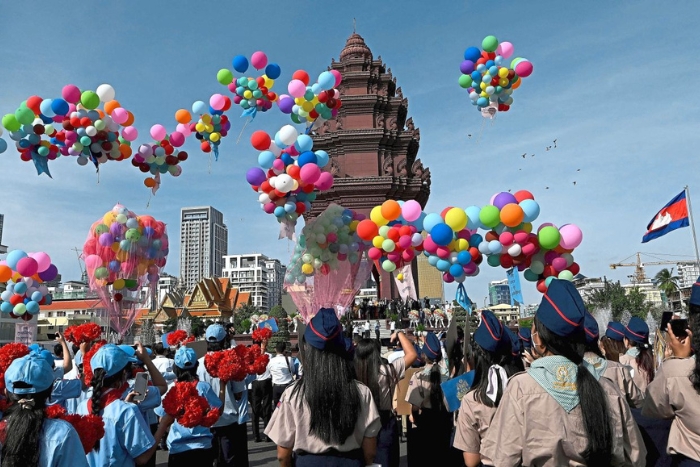 Jour de l'indépendance au Cambodge en novembre