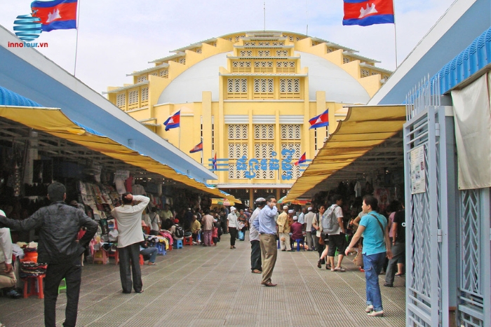 Découvrez le Marché Russe à Phnom Penh au Cambodge en octobre