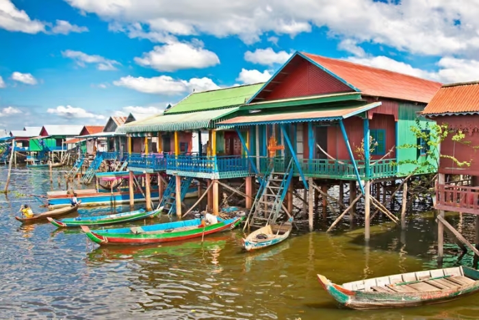 Le lac Tonlé Sap, un des incontournables lors de votre voyage pas cher au Cambodge