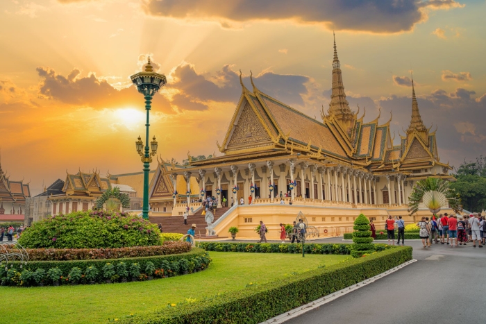 Visitez le Palais Royal dans l'itinéraire Cambodge 5 jours