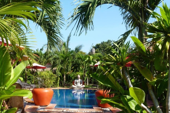 Raingsey Bungalow Kep, un havre de paix au milieu des palmiers