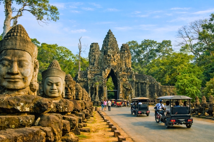 Beauté de Siem Reap au lever du soleil - Idéal pour voyager au Cambodge en famille