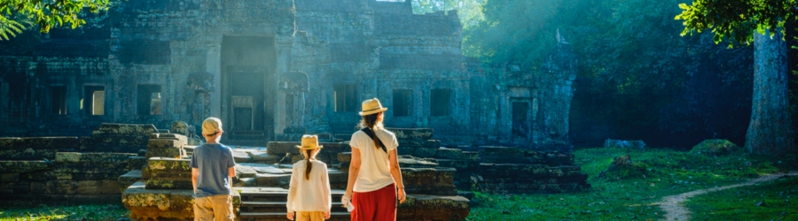 Meilleur itinéraire au Cambodge en été pour voyager en famille