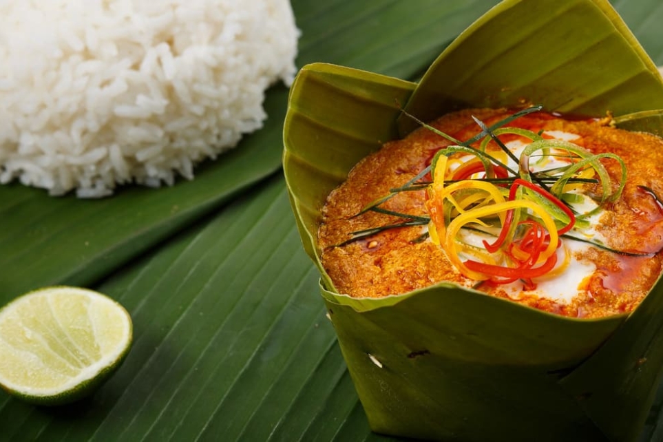 Amok de poisson traditionnel – un plat khmer savoureux à déguster à Mondulkiri
