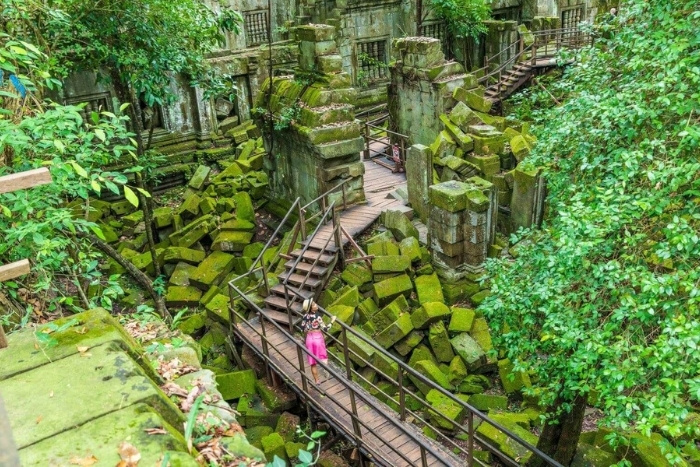 Beng Mealea - Cambodge en janvier