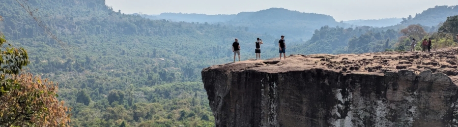 Itin&eacute;raire du trek nature au Cambodge en avril avec Philippe