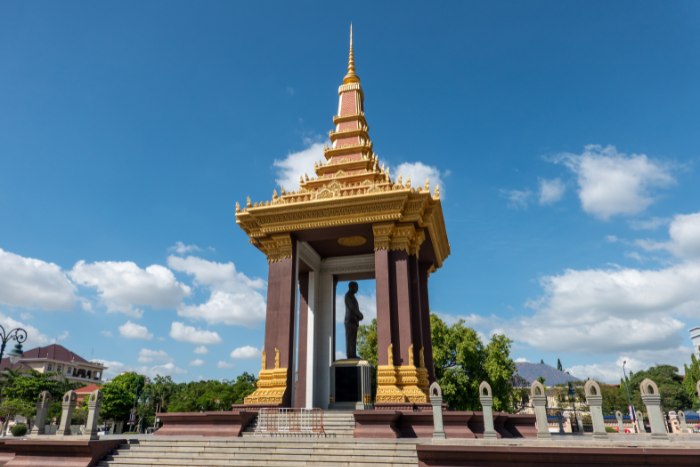 Statue de Sa Majesté Preah Bat Samdech Preah Norodom Sihanouk