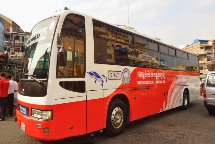 Bus express du Mékong de Saigon à Phnom Penh