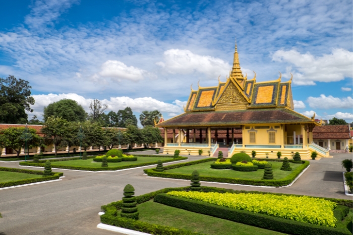 Une visite au Palais Royal dans l'itinéraire de Phnom Penh 5 jours