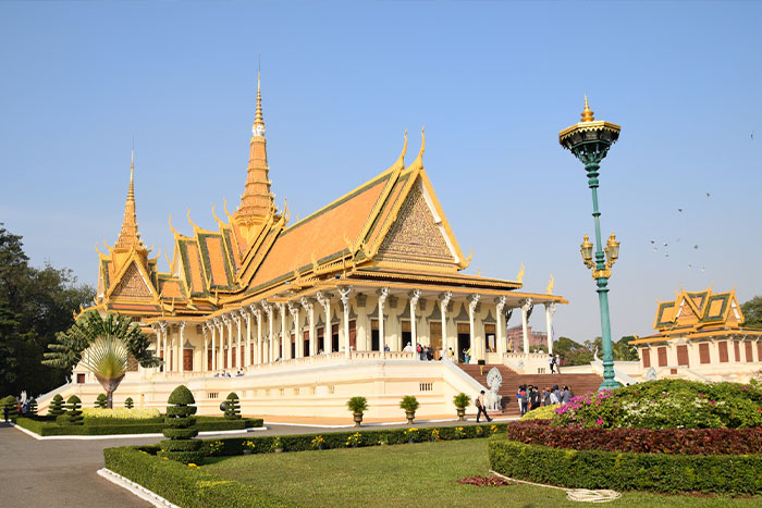 Visite palais royal Phnom Penh