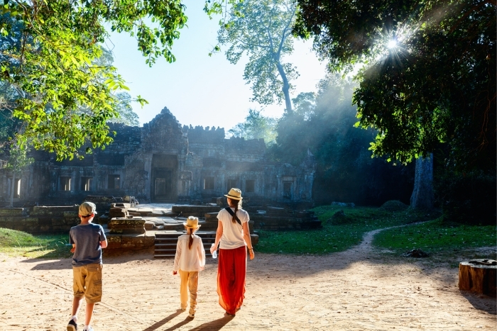 Sécurité voyage famille Cambodge