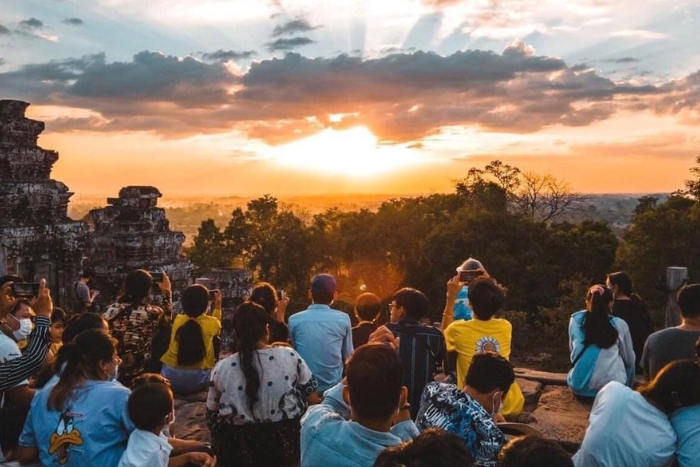 Que faire à Siem Reap ? Admirer le coucher de soleil à Phnom Bakheng