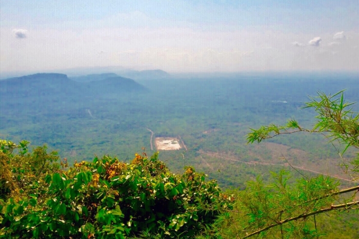 Le temple de Preah Vihear vu d’en haut 