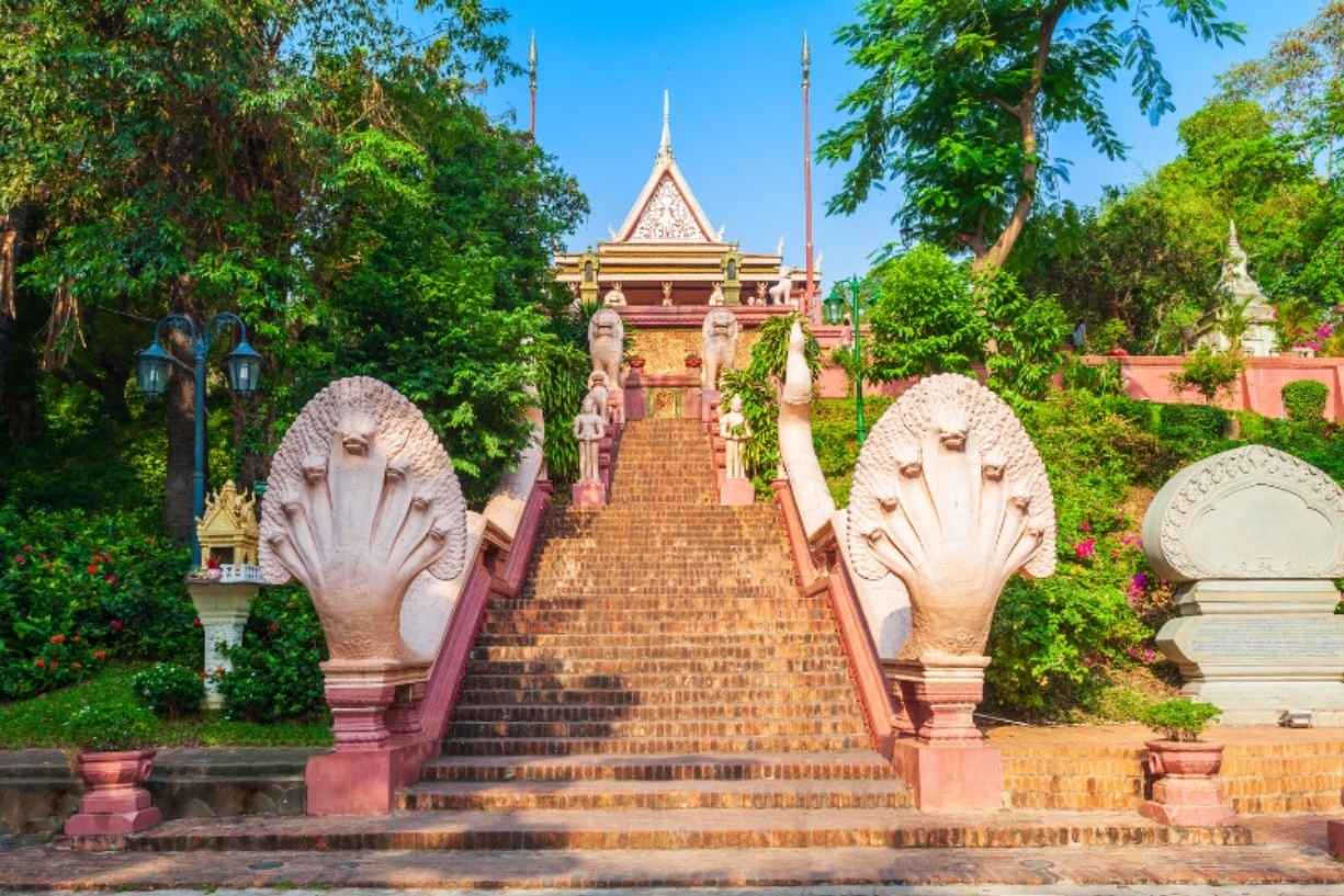 Temple Wat Phnom, Phnom Penh