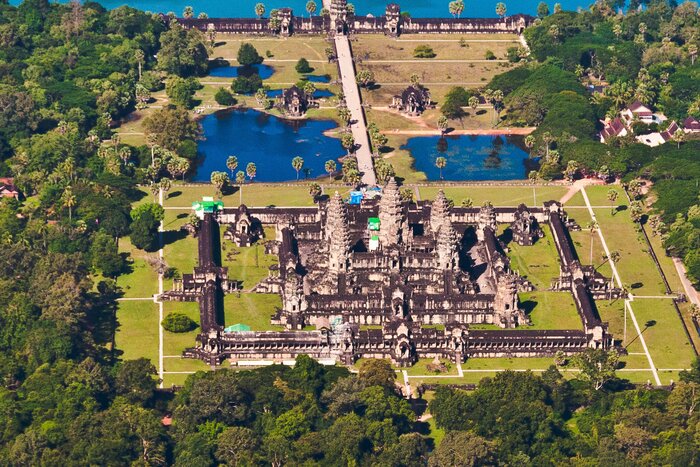 Le Complexe des temples d'Angkor au Cambodge 
